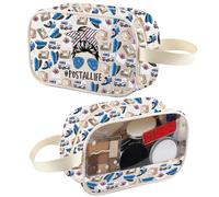 Postal Worker Clear Makeup Bag Post Office Gift Mail Woman Lady Gift Mail Carrier Gifts Postal Travel Toiletry Bag Organizer Pouch Cosmetic Bag (Postal Life Toiletry tm2)