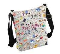 Postal Worker Gift Mail Lady Thank You Gift Post Office ABC Crossbody Bag for Mail Carrier Post Office (Post OfficeBag)