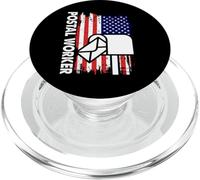 Postal Worker USA American Flag US PopSockets PopGrip for MagSafe