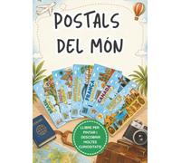 Postals del món 2. Llibre amb il·lustracions per pintar per a nens i nenes de 4 a 9 anys (Les postals de l'Ona)