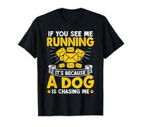 Postboten IF You See ME Running ITS Because A Dog PostalBoat T-Shirt