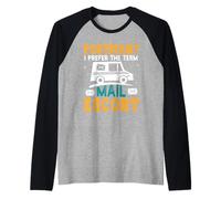 Postbotten Postman I Prefer The Term Mail Escort Postman Raglan Baseball Tee