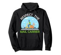 Postbotten RESPECT THE MAIL CARRIER FUNNY Parcel deliverer Pullover Hoodie