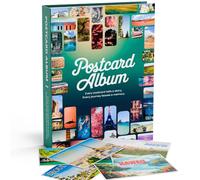 Postcard Album Book for Collecting, Sleeves Included, Post Card Album Holder Book and Organizer Binder, Post Card Collection Display Storage, Memory Collectors, Travel Photo Album 4x6