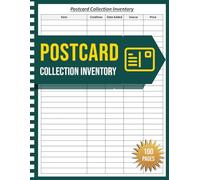 Postcard Collection Inventory: Log Book For Postcard Collecting | record your postcard collection