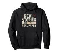 Postcard Collector Saves History Real Paper Stories Pullover Hoodie