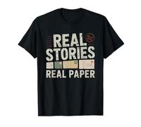 Postcard Collector Saves History Real Paper Stories T-Shirt