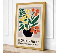 Postcard from Covent Garden Canvas Wall Art Print 24x16 Inch