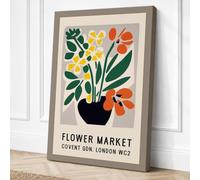 Postcard from Covent Garden Canvas Wall Art Print 30x20 Inch