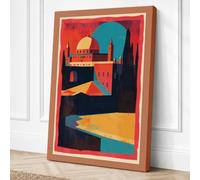 Postcard from Desert Lands Canvas Wall Art Print 30x20 Inch (76 x 51 cm)