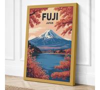 Postcard from Japan Vintage Canvas Wall Art Print 18x12 Inch
