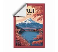 Postcard from Japan Vintage Unframed Wall Art Print A1 (84.1×59.4cm), Wall Decor for Living Room, Bedroom, Office & Home, Art Gift