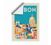 Postcard from Lisbon Vintage Unframed Wall Art Print A4 (29.7×21cm), Wall Decor for Living Room, Bedroom, Office & Home, Art Gift