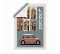 Postcard from London Vintage Unframed Wall Art Print A2 (59.4×42cm), Wall Decor for Living Room, Bedroom, Office & Home, Art Gift