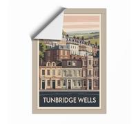 Postcard from Tunbridge Wells Vintage Unframed Wall Art Print A2 (59.4×42cm), Wall Decor for Living Room, Bedroom, Office & Home, Art Gift