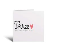 Postcard Prints - 3 Year Anniversary Card For Wife 3rd Wedding For Husband For Wife Wedding Three Years