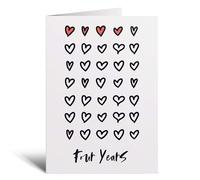 Postcard Prints - 4th Wedding Anniversary Card For Wife for Husband or Boyfriend For Girlfriend Forth Anniversary Four Year