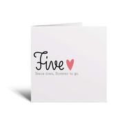 Postcard Prints - 5 Year Anniversary Card For Wife 5th Wedding Anniversary Card For Husband Anniversary Card For Wife Wedding Anniversary Card Five Years