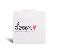 Postcard Prints - 7 Year Anniversary Card For Wife 7th Wedding For Husband For Wife Wedding Seven Years