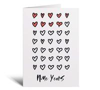Postcard Prints - 9th Wedding Anniversary Card For Wife for Husband or Boyfriend For Girlfriend Ninth Anniversary Nine Year