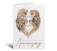 Postcard Prints - Anniversary Card For Husband Anniversary Card To My Husband Wedding Anniversary Card For Her Husband Anniversary Card Love Birds Card