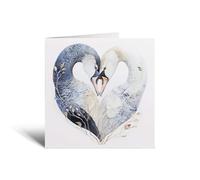 Postcard Prints - Anniversary Card For Husband Card for Anniversary Card For Wife Swans Anniversary Card For Couple Engagement Card For Couple Wedding Card