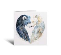 Postcard Prints - Anniversary Card For Wife Card for For Husband Bears For Couple Engagement Card For Couple Wedding Card