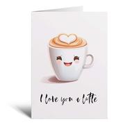 Postcard Prints - Anniversary or Valentine's Card for Her Anniversary Card for Wife Valentines Day Card For Husband Boyfriend or Girlfriend For Coffee Lover