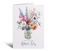 Postcard Prints - Mother's Day Card For Mum Happy Mother's Day Mothers Day card Mothering Sunday Floral Mixed Flowers Mom Mommy Mum Mummy