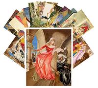 Postcard Set 24pcs Oriental and Medieval Tales Knight Princesse Vintage Book Illustration by Willy Pogany