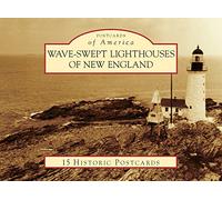 Postcards of America Wave-swept Lighthouses of New England