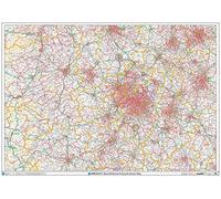 Postcode Sector Map - (S10) - West Midlands - Wall Map-Plastic Coated