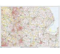 Postcode Sector Map - (S11) - Lincolnshire & Derbyshire - Wall Map-Plastic Coated