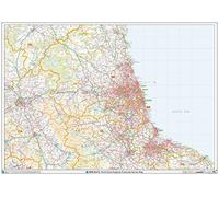 Postcode Sector Map - (S16) - North East England - Wall Map-Plastic Coated