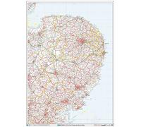 Postcode Sector Map - (S8) - The Fens - Wall Map-Plastic Coated