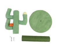Poste rascador para gatos, cuerda de yute alta y resistente, árbol rascador para gatos de interior, protector de muebles con estructura estable, diseño bonito, decoración del hogar