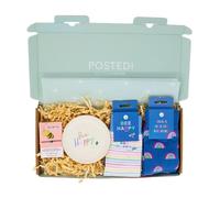 POSTED! Bee Happy Letterbox Gift For Her Feel Good Socks & Pamper Treats - Gift Range - By LK - Just Bee You, Uplifting, Cheerful, Adorable, Socks, Trinket Tray