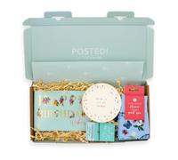 POSTED! Birthday Blooms Letterbox Gift Includes Pop Up Birthday Treat Tray Card - By LK - Floral Socks, Thoughtful, Card & Gifts, Pop Up Greeting Card