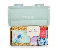 POSTED! Fabulous Birthday Letterbox Gift Includes Pop Up Peacock Treat Tray Card - By LK - Thoughtful, Elegant, Keepsake, Card & Gifts, Pop Up Birthday Card