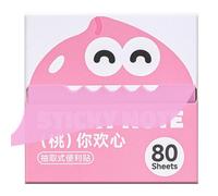 Posted Notes 80 Sheets Cute Pull-Out Office Supplies Student Women Kid