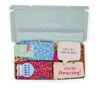 POSTED! You're Amazing! Happy Birthday Letterbox Gift For Her Birthday Treats - Letterbox Gifts - By LK - Stylish Design, Leopard Theme, Thoughtful Treats, Chocolate, Easy Delivery