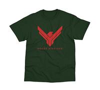 Postees House Atreides Inspired by Dune Printed T-Shirt Medium Bottle Green