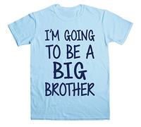 Postees I'm Going to Be A Big Brother Kids T-Shirt (5-6 Years) Blue