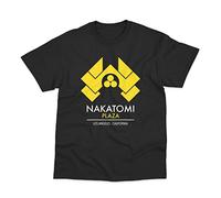 Postees Nakatomi Plaza Inspired by Die Hard T-Shirt (S) Black