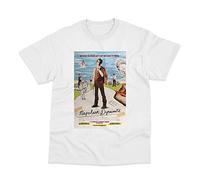 Postees Napoleon Dynamite Movie Poster Inspired DTG Printed T-Shirt (White, XXL)