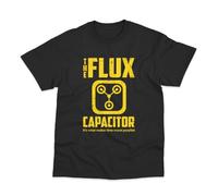 Postees The Flux Capacitor Inspired Printed T-Shirt XXL Black