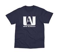 Postees UA Academy Inspired by My Hero Academia T-Shirt (XL) Navy