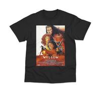 Postees Willow Movie Poster Inspired Design Cotton Adult and Child Direct to Garment Printed T-Shirt XXL Black