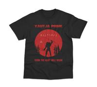 Postees Yautja Prime Soon The Hunt Will Begin Inspired by Predator Direct to Garment Printed Cotton T-Shirt Small Black