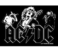 Poster affiche ACDC ROCK BAND LET THERE BE ROCK WALL ART